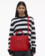 Bolso tote piel mediano true red